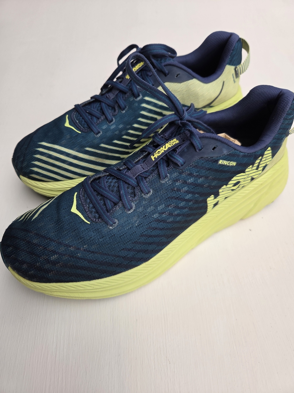 Men’s Hoka One One Rincon Citrus Running Shoes Size-12.5